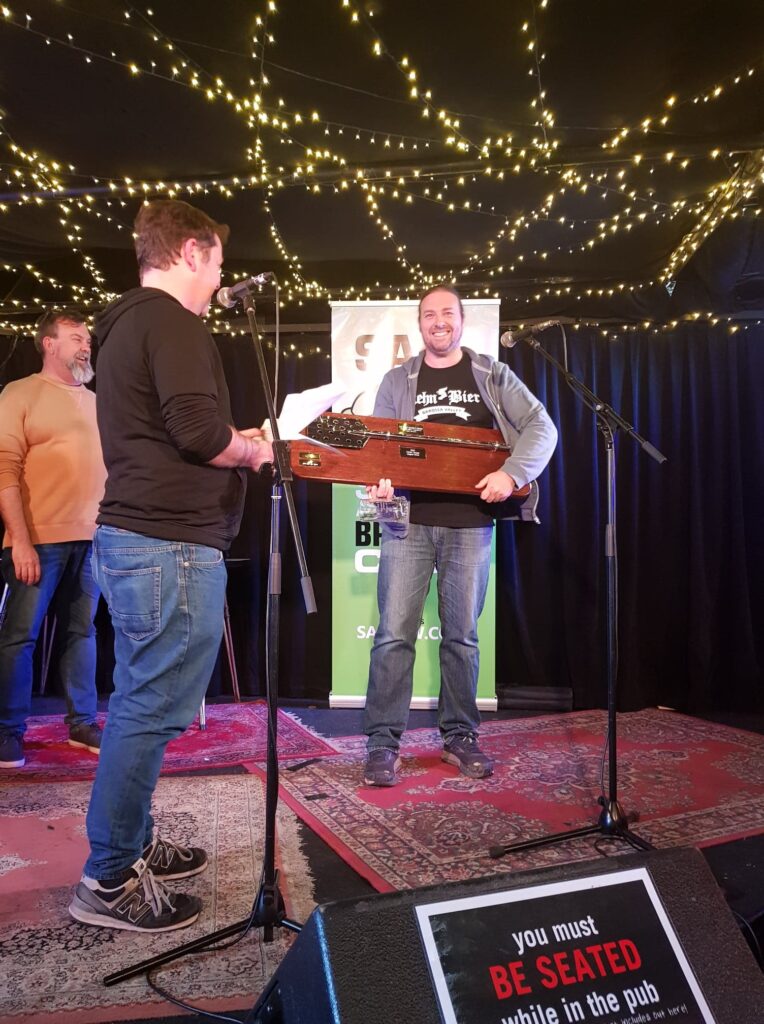 John van der Zalm wins best brewer in the 2020 SABSOSA competition.