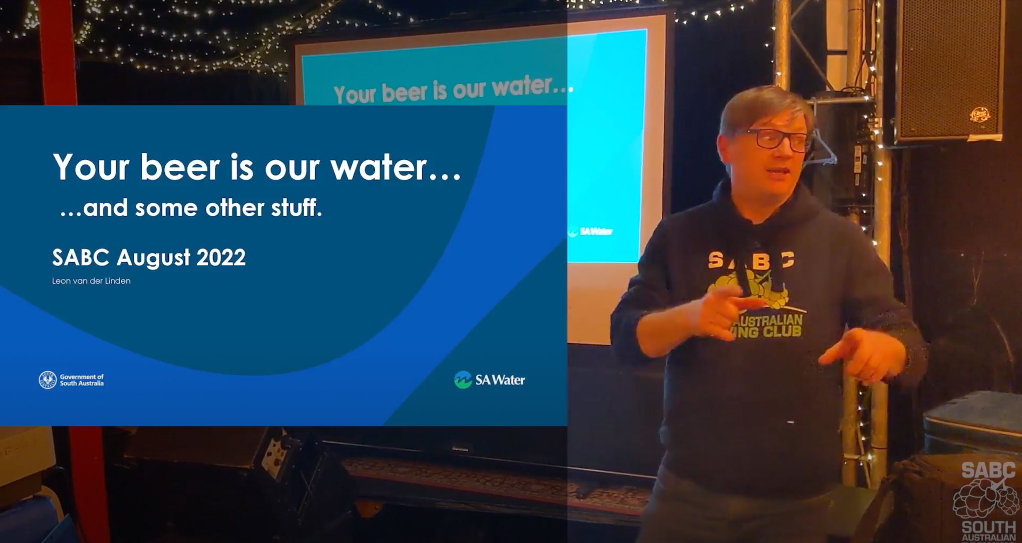 Leons water talk is now available to members!